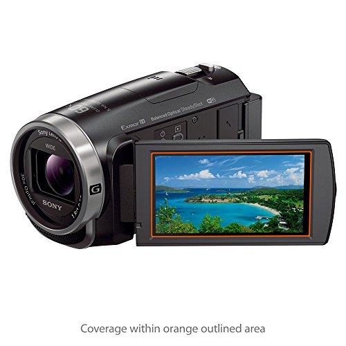 Protector de pantalla Sony FDR-AX53 BoxWave anti-huellas mate 3