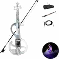 エレクトリックバイオリン 透明アクリル製 4弦