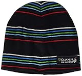Offizielles Guinness-Produkt. Guinness Unisex G6242 Beanie-Mütze, Schwarz, Weiß, Rot, Blau, Grün, One Size