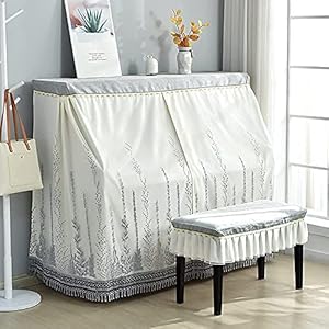 Piano Cover Rechtopstaande Top Cover voor Standaard Staande Piano Elektronische Piano Volledige Cover Elegante Piano…