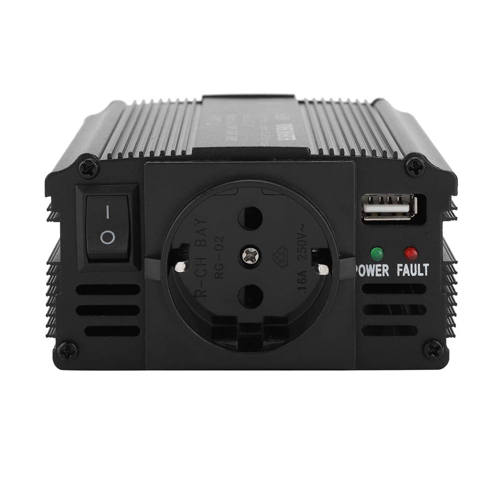 Inverter, inverter solare 12 V, convertitore 220 V, potenza 600 W, porta USB, presa multifunzione, potenza continua 600 W, inverter per auto, inverter target. Inverter intelligente.