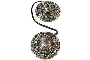 HEALING VIBRATIONS HIMALAYAN TINGSHA SINGING BOWLS (Pair) GENUINE ENERGY HEALING TOOLS