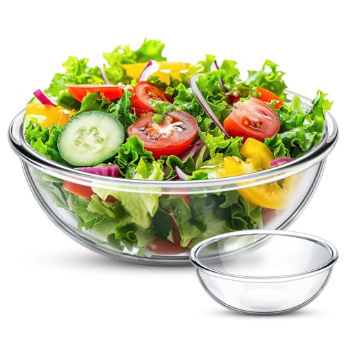 Tazón de vidrio Domensi extra grande 6.5 Qt