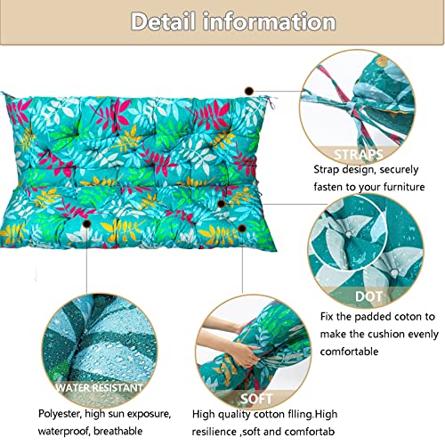 Coussin de remplacement pour balancelle de jardin de qualité supérieure fleurie