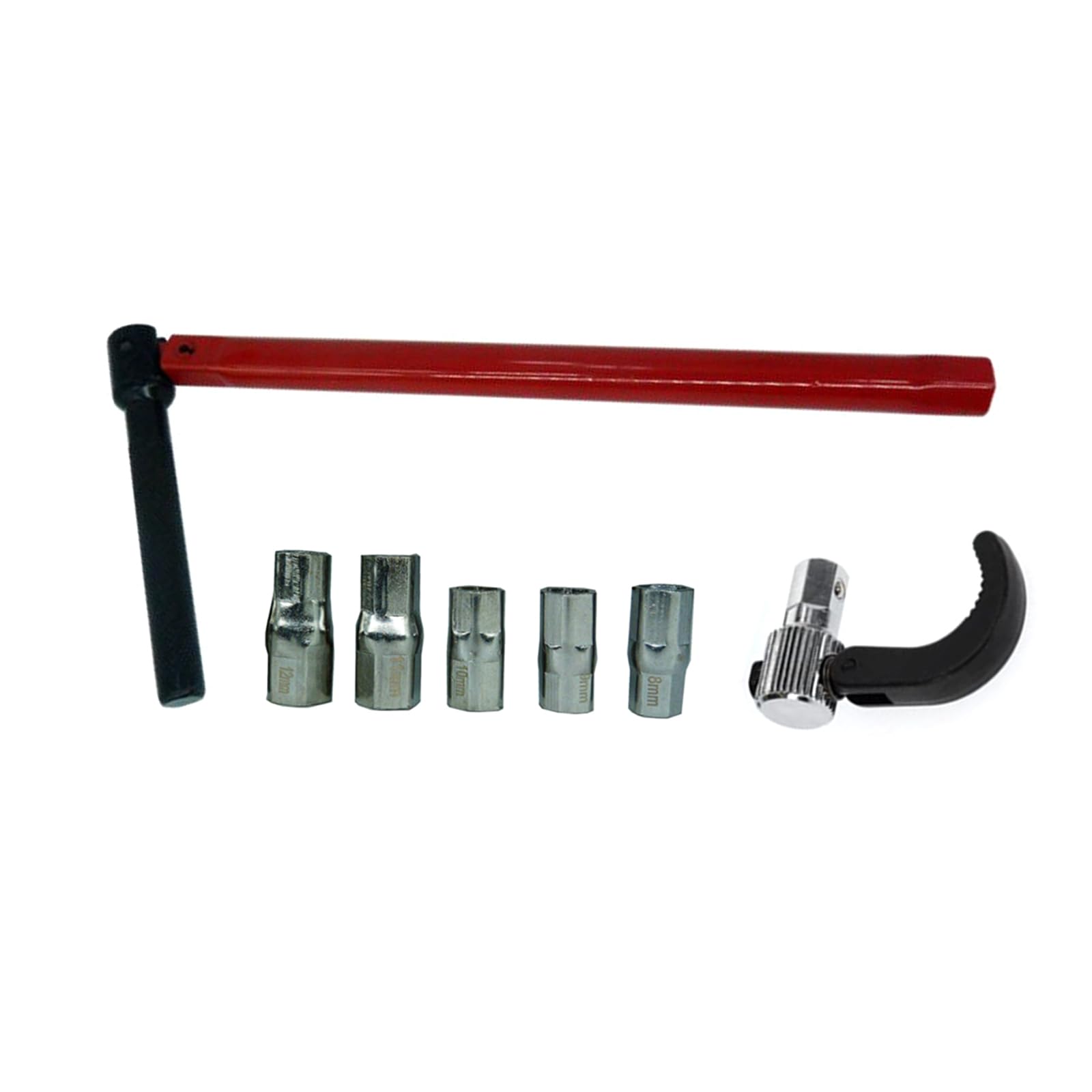 Tsophreniq Red Wrench Socket Plumber Faucet Wrench For Plumbing Maintenance Plumbing Tool For Technicians Hobbyists Pipe Installation Tool