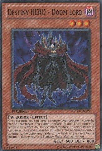 YU-GI-OH! - Destiny Hero - Doom Lord (LCGX-EN122) - Colección legendaria 2 - 1 edición - Común