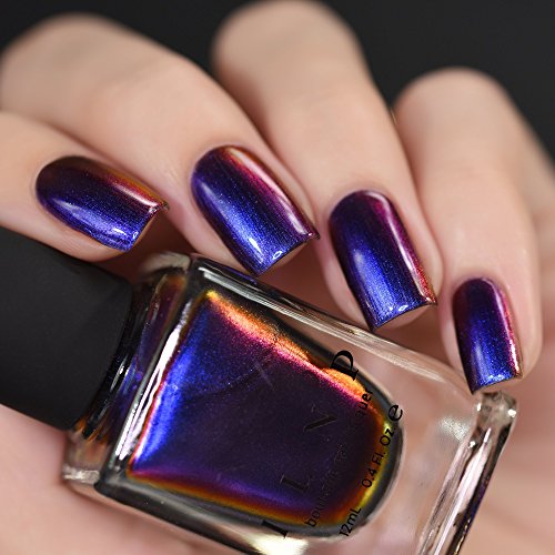 Image of ILNP Cygnus Loop - Blue, Purple, Orange, Yellow, Red, Green Ultra Chrome Color Shifting Nail Polish