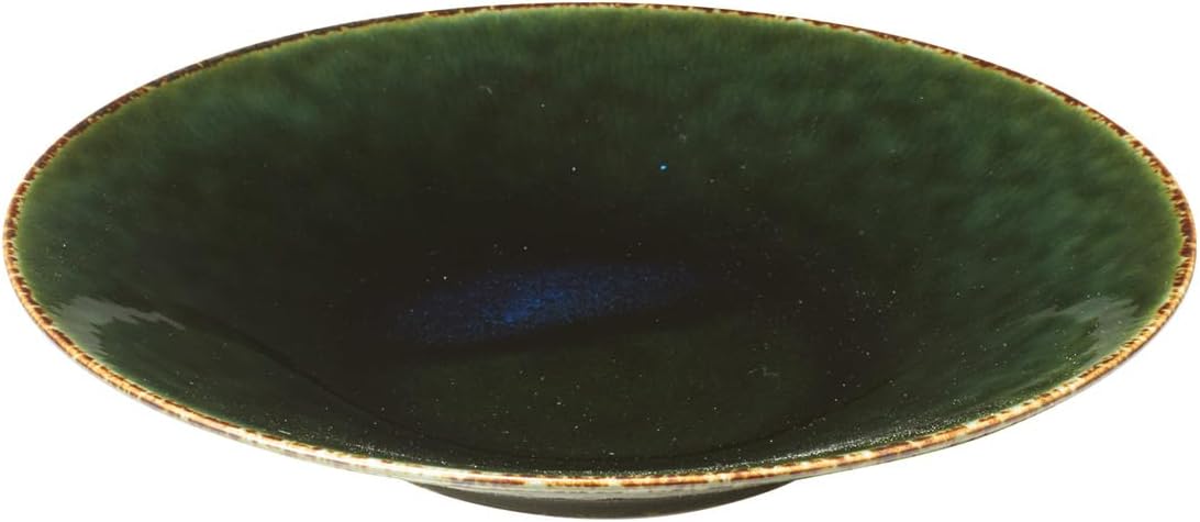 Kanesuzu 17354847 Ceramic Pasta Plate, 9.4 inches (24 cm), Deep Water, Dishwasher Safe, Made in Japan