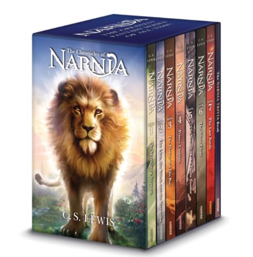 The Chronicles of Narnia 7-Book Box Set + Trivia...