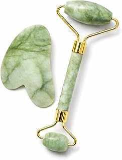 Juego de rodillo de jade y gua sha, herramien...