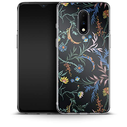 caseableOnePlus 7 Pro Mobile Phone Case - Silicone Protective Case - Shock-Absorbing & Scratch-Resistant Surface - Colourful Design - Woodland Spring Floral - Flowers