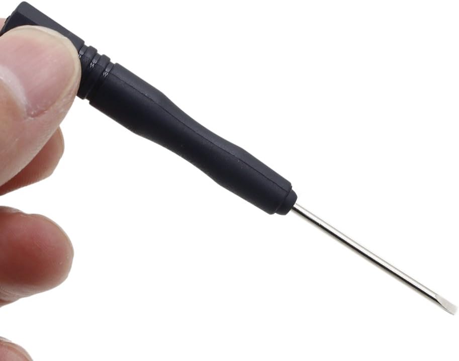 50pcs 85mm x 1.6mm Mini Flat Slotted Word Screwdriver for Cellphone Camera Computer TV Printer Repair