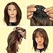 CAISHA Bangs Clip In Extensions Fringe Hairpiece Extension Black-Brown HF5