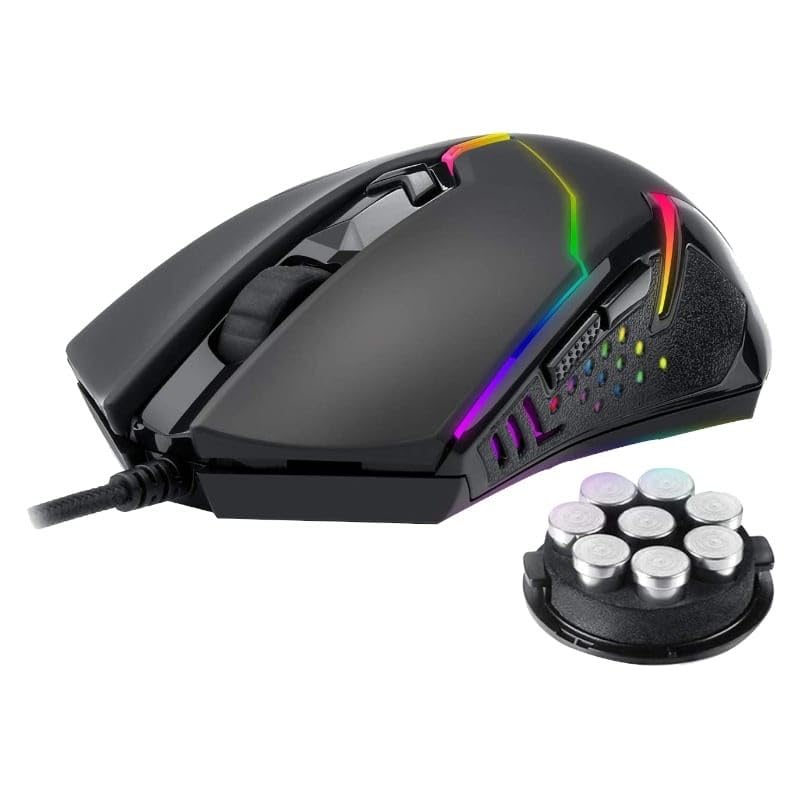 Ratón Gaming Negro Redragon Centrophorus ratón óptico con cable USB 2