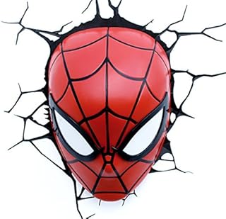 Marvel Spiderman Mask 3D LED Light