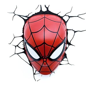 Philips Lighting Lampada LED 3D Philips-Spiderman-Marvel, Multicolore