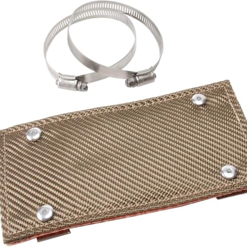 Protector de tubo de escape de 4 x 8 pulgadas de alta temperatura