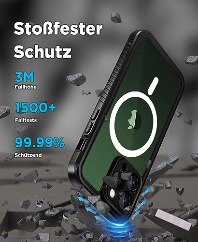 Beeasy 360 Grad Hülle für iPhone 13 Pro – Wasserdichte Schutzhülle