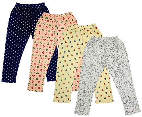 Image of indi weaves Girls Super Soft Cotton Solid Capri Pants Pack of 2