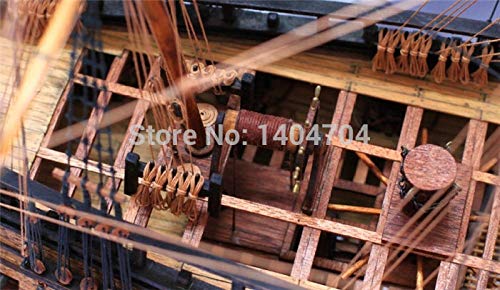 SIourso Wasserfahrzeug-Modellbausätze Model Schiff Modell Maßstab 1/50 1776 Uk Klassisches Hölzernes Segelboot Royal… – Bild 6