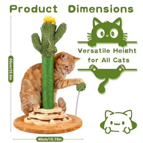 Arbre à chat cactus design et moderne pour égayer votre salon tout en amusant votre félin - 4