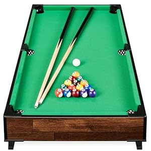 Best Choice Products 40in Tabletop Billiard Table, Pool Arcade Game Table for Living Room, Game Room w/ 2 Cue Sticks, Ball Set, Storage Bag Best Choice Products 40in Tabletop Billiard Table Pool Arcade Game Table for Living Room Game Room w 2 Cue Sticks Ball Set Storage Bag