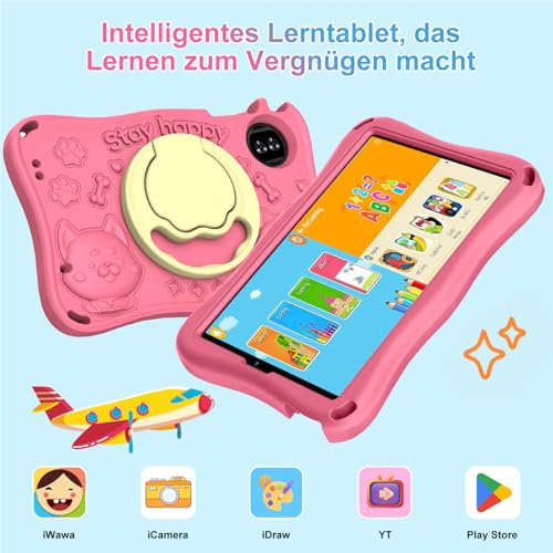 SUAAT 2026 Tablet 9 Zoll Android 15 Octa Core Tablet mit 32 GB ROM + 2 TB TF | 5G + 2,4G WiFi |GMS| Bluetooth 5.0 |8 MP + 5 MP… – Ansicht 3