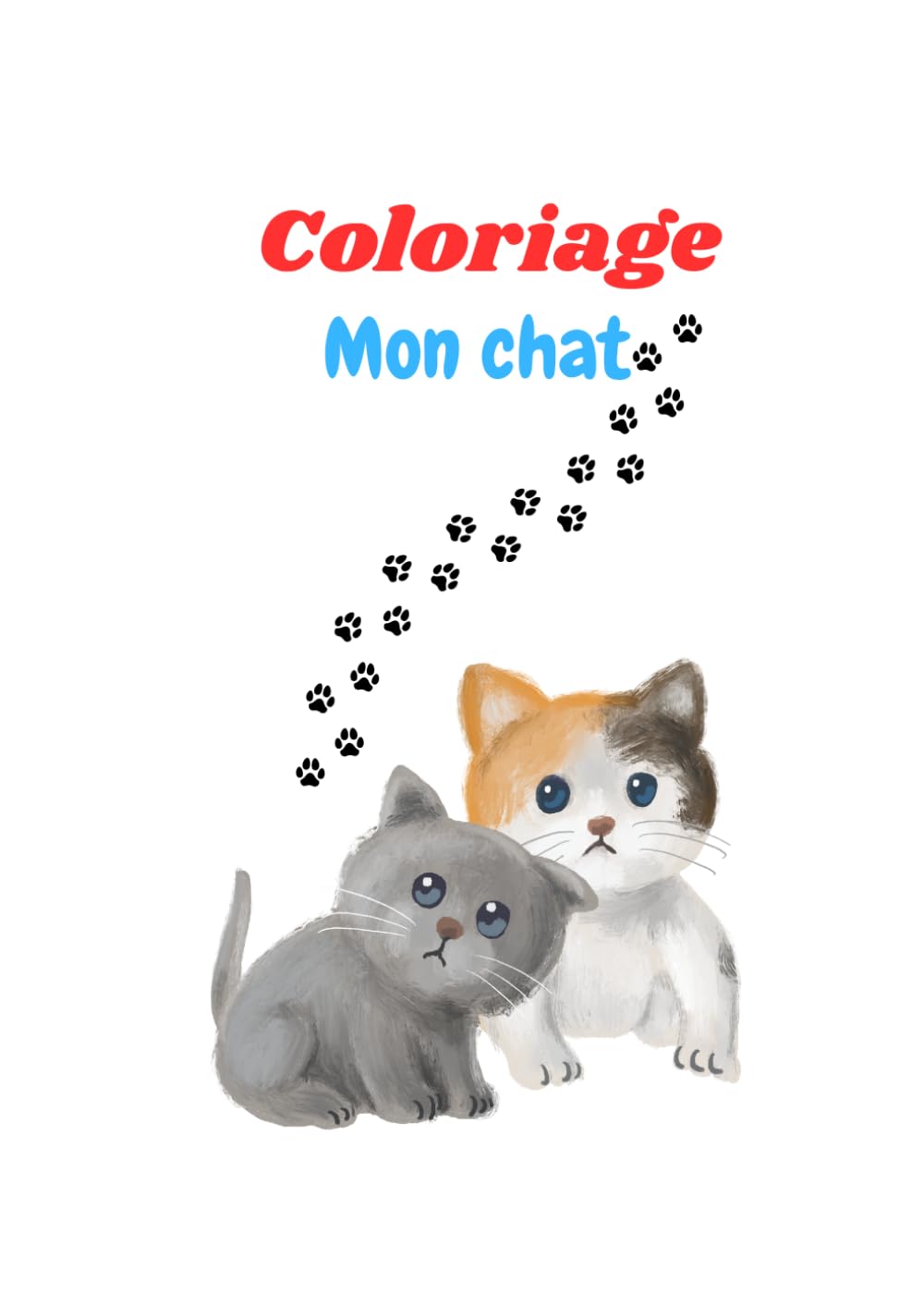 Mon chat: Livre de coloriage