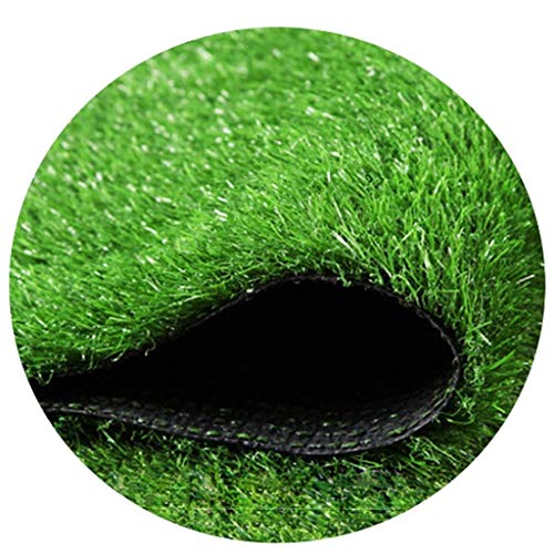 WJ Césped Artificial Tapete con Dosel Antigoteo Sonido Silencio Balcón Decoración del Piso Falsa casa de césped Techo de Aislamiento (Color : T 3cm, Size : 2 * 2m)