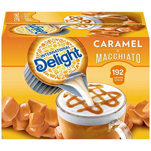 International Delight Caramel Macchiato Coffee Creamer Single Serve 192 Count