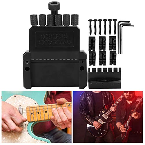 Practical Electric Guitar Bridge, Sturdy Lightweight Guitar Bridge, Heavy Duty General Purpose Guitar Bridge for Metal Guitar Accessories