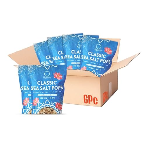 Karma Popped Water Lily Seeds – Classic Sea Salt |