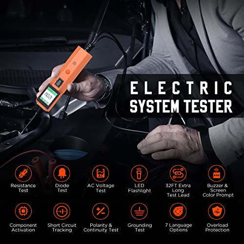 Snapklik.com : Power Circuit Probe Tester 6-30V AC/DC Voltage Tester ...