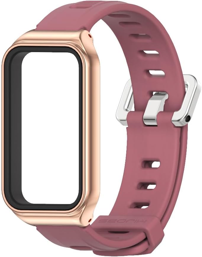 Silicone Replacement Strap Watch Wrist Band Smart Bracelet Accessories for Amazfit 7 Fit Band image 2