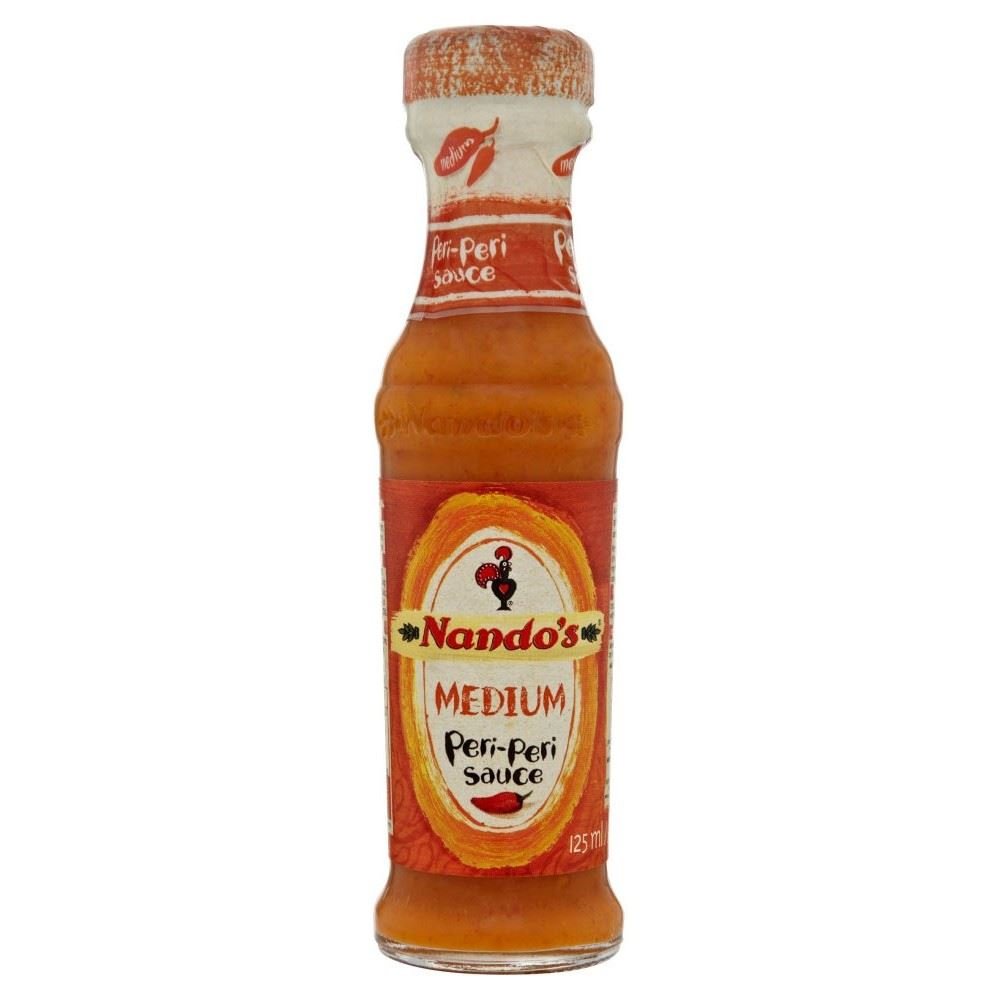 Nando's Średni sos peri (125 ml) - opakowanie 6 szt.