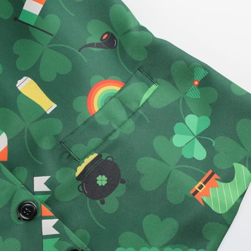 Image of yolsun Men's Mardi Gras Vest 3D-Print Festival Party Holiday Waistcoats Mardi Gras Outfit
