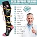Laite Hebe Compression Socks for Women & Men Circulation(6 pairs)-Graduated Supports Socks for Running, Athletic Sports