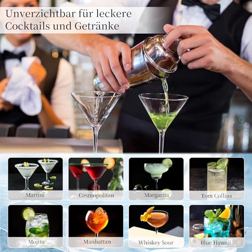 Set de cocktail en acier inoxydable idéal à offrir avec son kit barman - 5