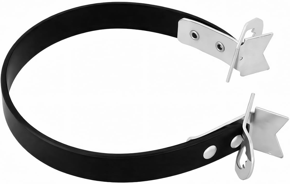 Car Battery Lifting Strap, 14" Heavy Duty Metal Vehicle Top Post Battery Carrier Bracket Side Lift Belt, Automotive Batteries Mounting Bracket Lifter Strap, Universal for RV Truck SUV (Black)