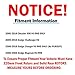 Detroit Axle - Front Brake Kit for Chrysler 300 Dodge Challenger Charger Magnum Replacement Disc Brakes Rotors and Ceramic Brake Pads : 12.6