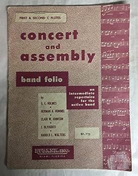 Sheet music Concert and Assembly Band Folio: An Intermediate Repertoire for the Active Band - First & Second C Flutes Book