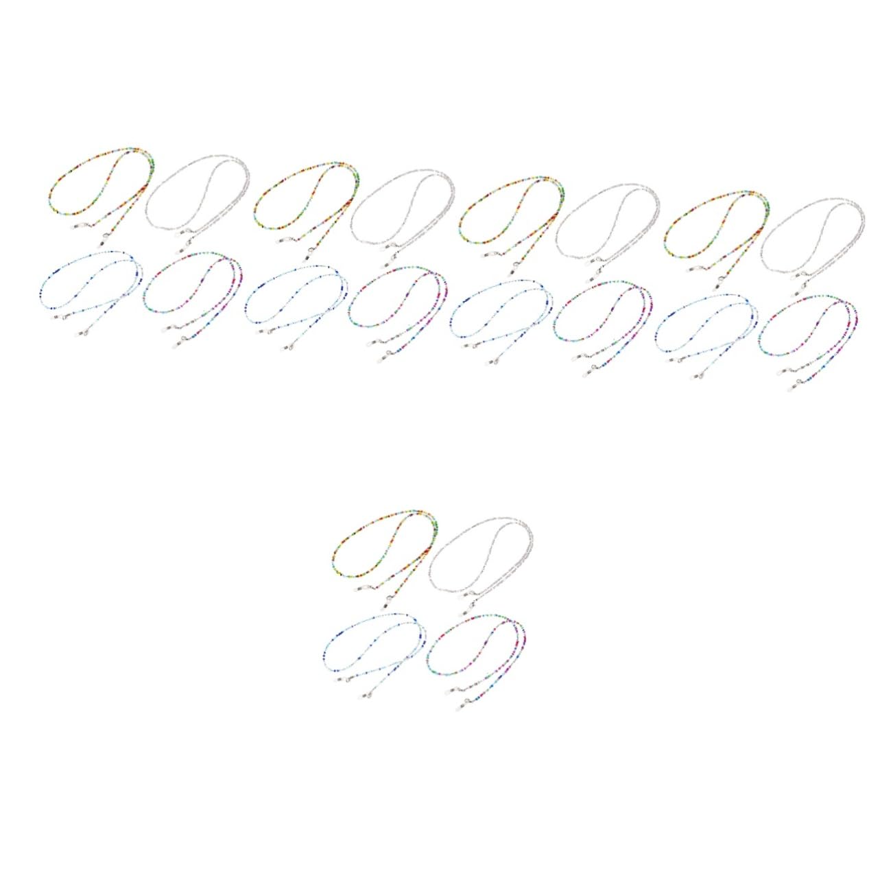 SHERCHPRY 20 Stück Bunte Brillenkette Brillenhalter Brillenband Sonnenbrillenband Glashalter Brillenkette Sportbrillen Seil Brillenbänder Brillen Umhängeband