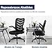 COMHOMA Silla Escritorio Silla de Oficina Silla Ergonómica Silla de Malla con...
