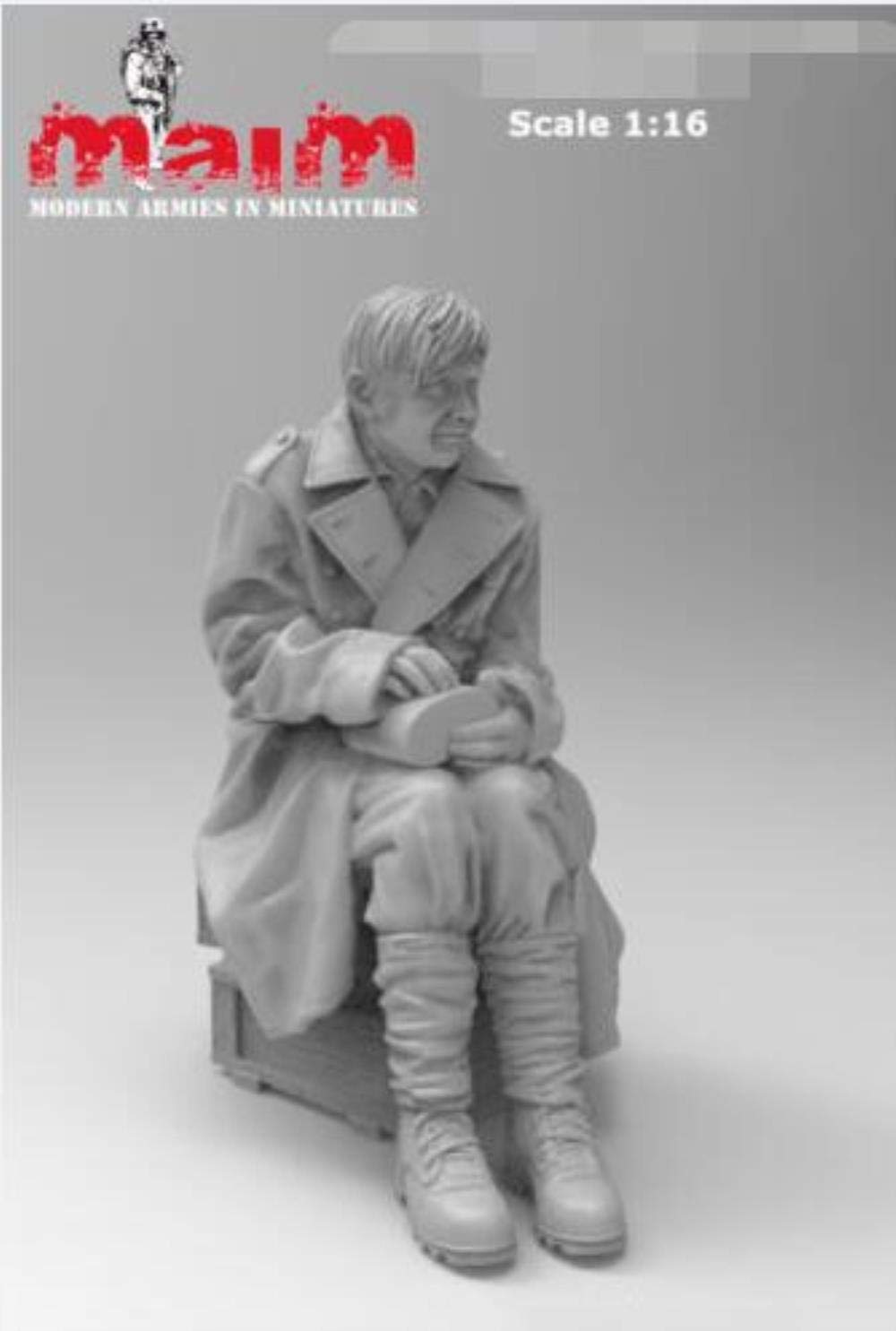 Figurine résine 1/16 Young Pow en pièces détachées pour diorama artistique