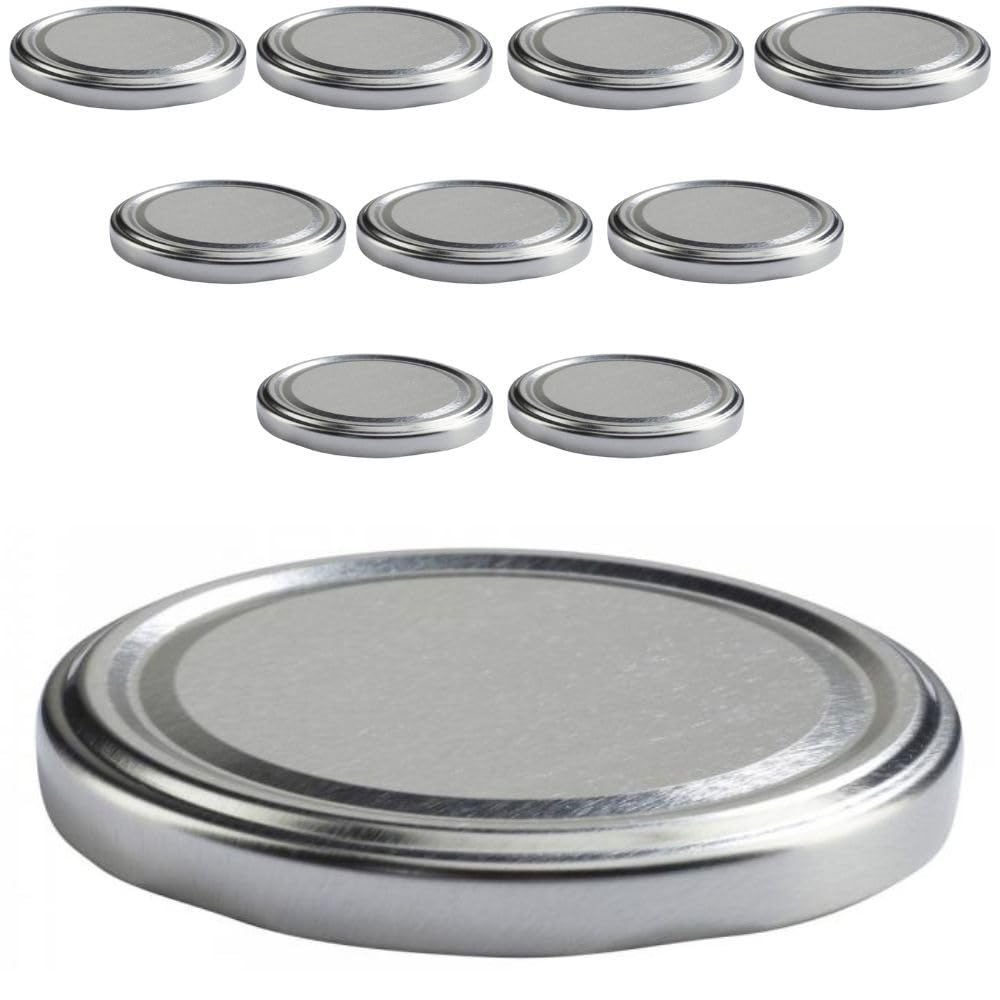 10x Twist-Off Deckel TO 82 - Ersatzdeckel Für Einmachgläser 8,5cm