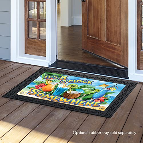 Briarwood Lane 5 O'clock Cocktails Summer Doormat Indoor Outdoor 30" X 18" #TOP1