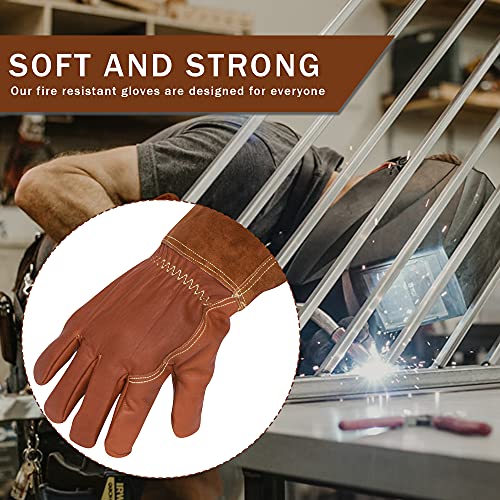 Kbar7 Welding Gloves Heat Resistant For Forging, Glassblowing Womens And Mens In Xs, Small, Medium,Large,Xl, Xxl (Xxl) #TOP5