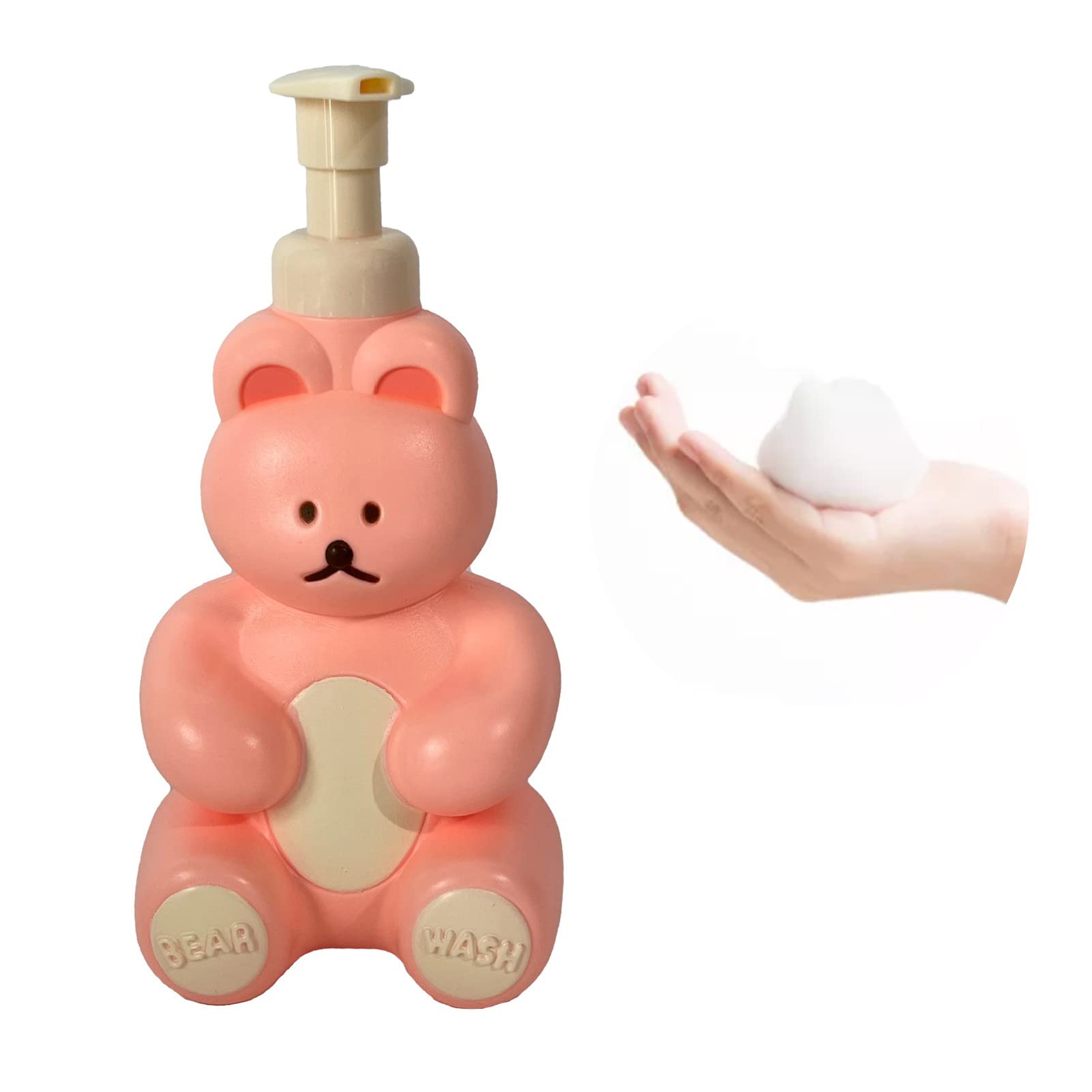Amazon｜UPQRSG 泡ポンプボトル、かわいいクマの形の大容量泡ソープ