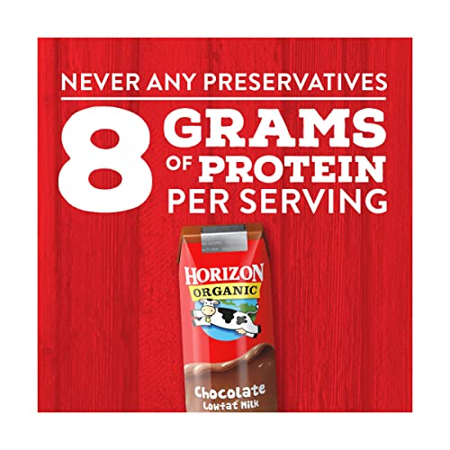Horizon Organic Shelf-Stable 1% Low Fat Milk Boxes With Dha Omega-3, Chocolate, 8 Oz., 6 Pack #TOP6