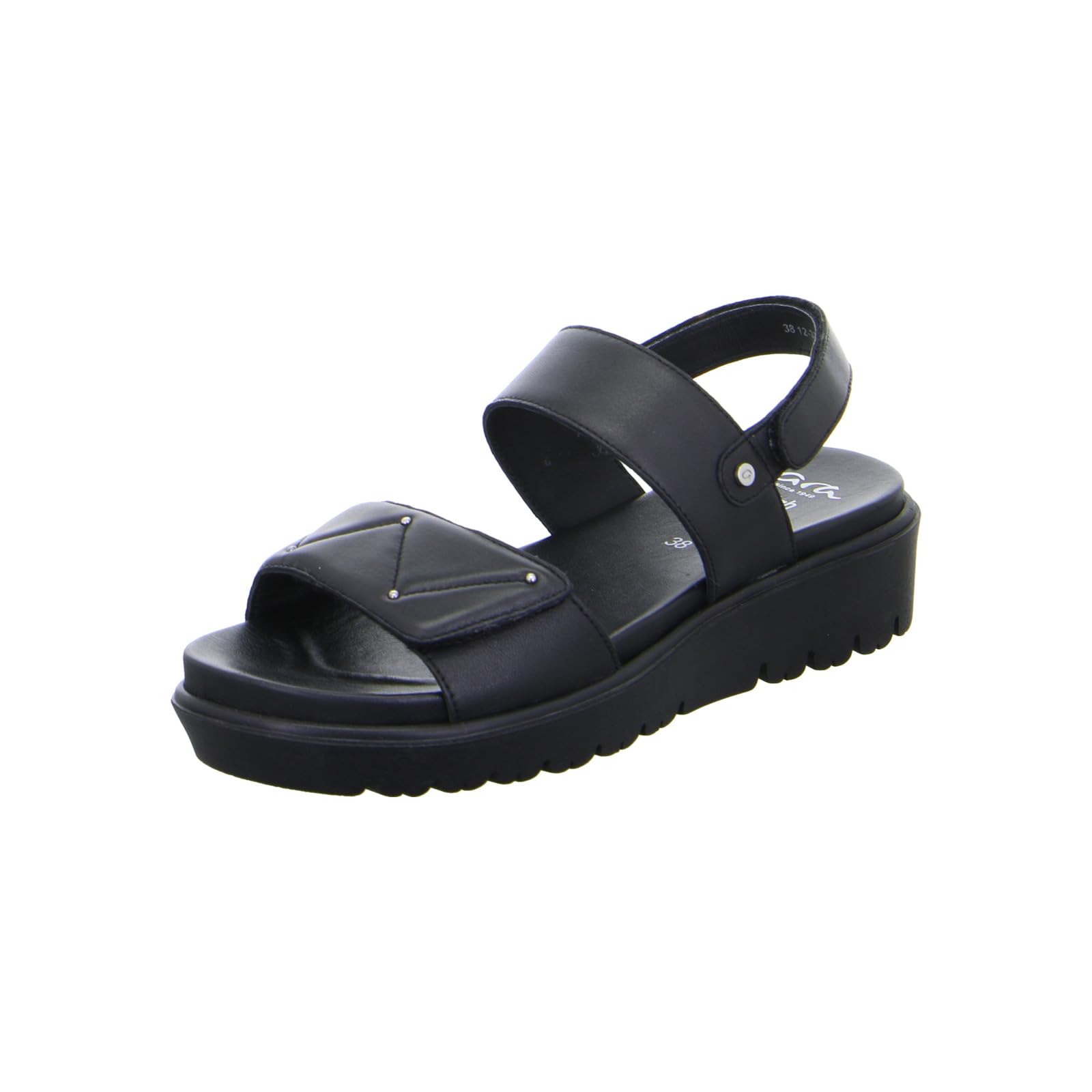 ara Women's Bilbao Sandal, black, 8 UK